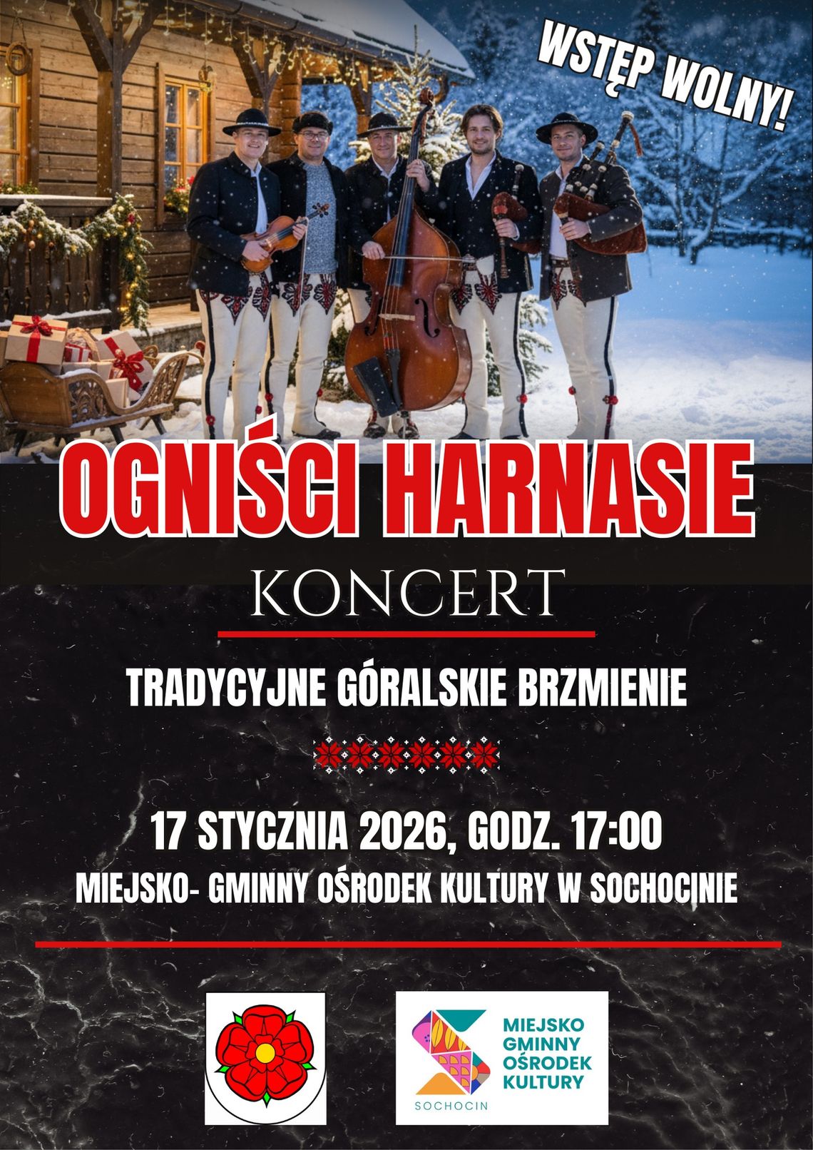 Ogniści Harnasie - koncert w Sochocinie