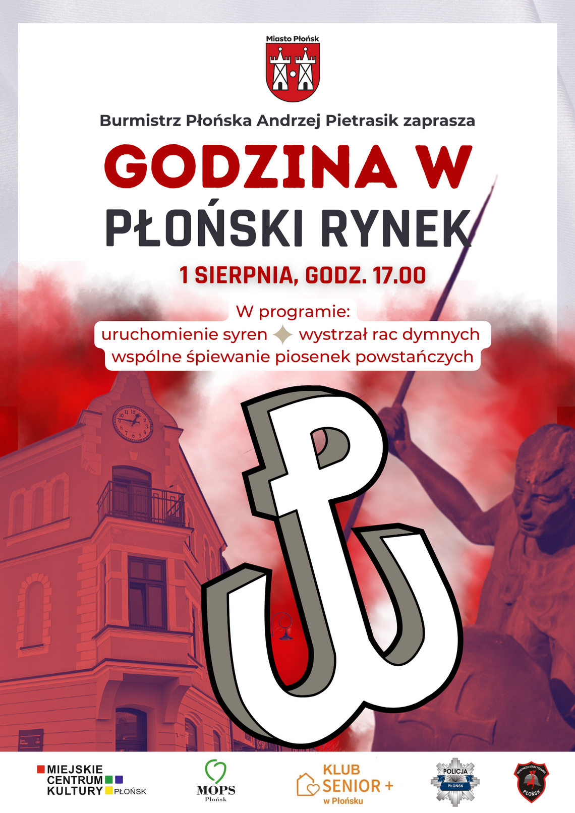 Płońskie obchody 81. rocznicy wybuchu Powstania Warszawskiego