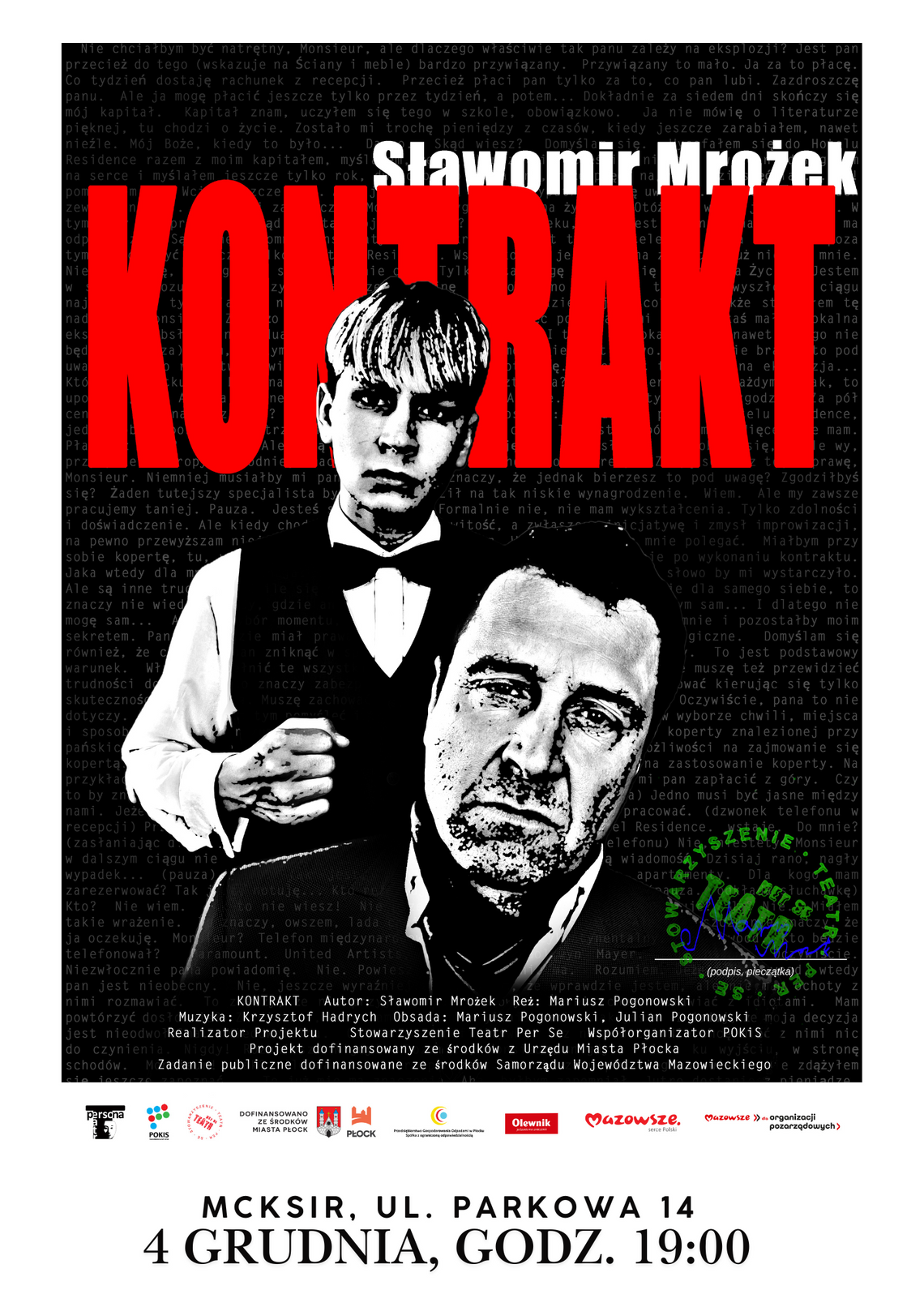 Spektakl „Kontrakt”