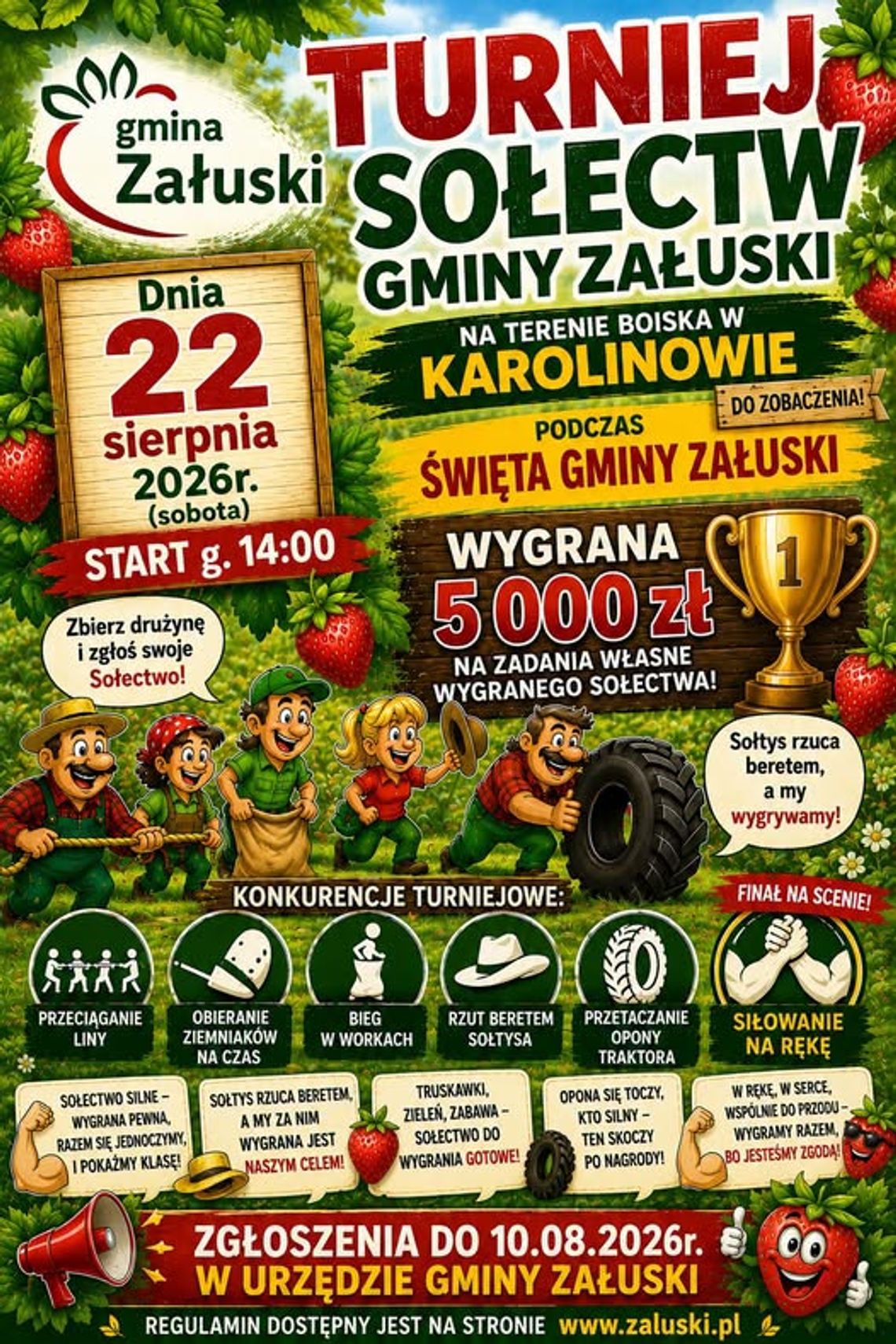 Turniej Sołectw Gminy Załuski już 22 sierpnia Turniej Sołectw Gminy Załuski już 22 sierpnia