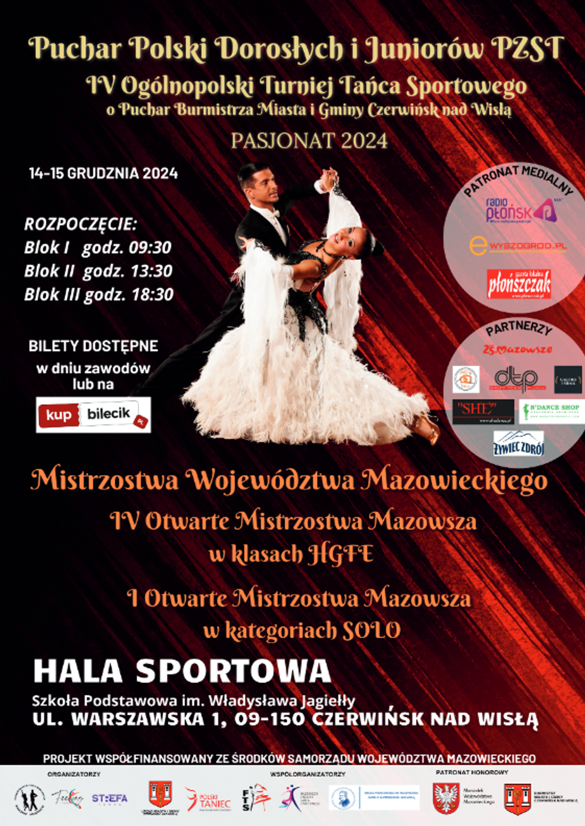 Turniej Tańca Sportowego w Czerwińsku nad Wisłą Turniej Tańca Sportowego w Czerwińsku nad Wisłą