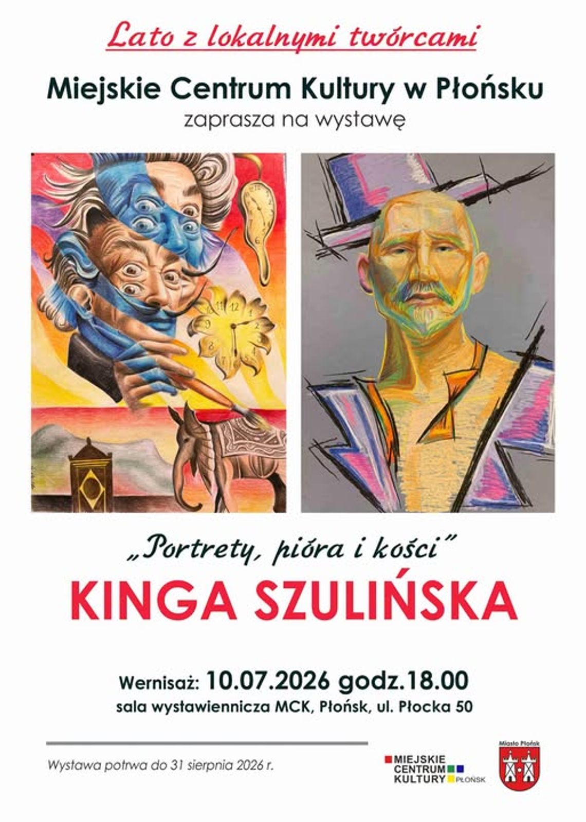Wernisaż wystawy Kingi Szulińskiej w Płońsku Wernisaż wystawy Kingi Szulińskiej w Płońsku