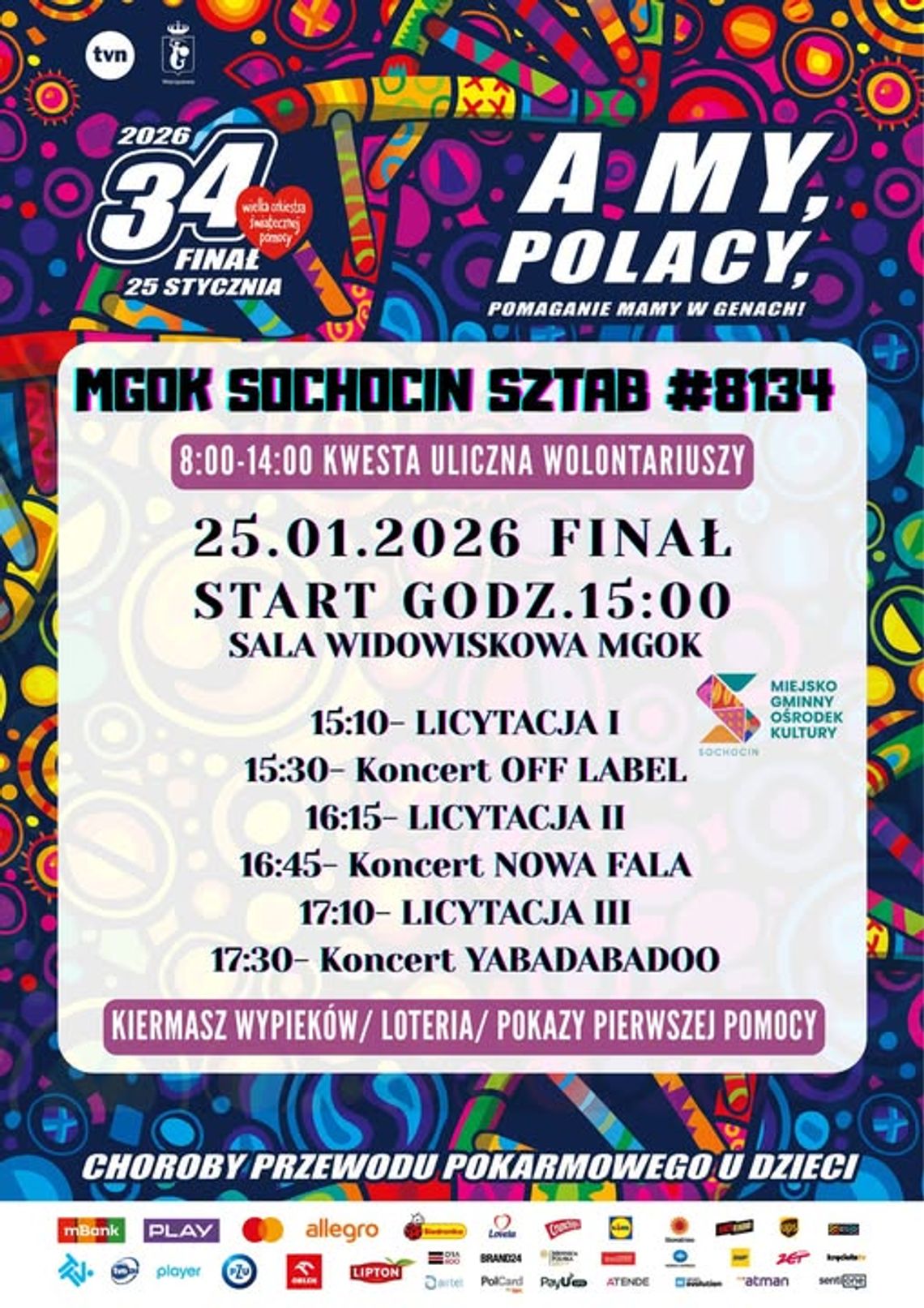 Wielka Orkiestra Świątecznej Pomocy w Sochocinie
