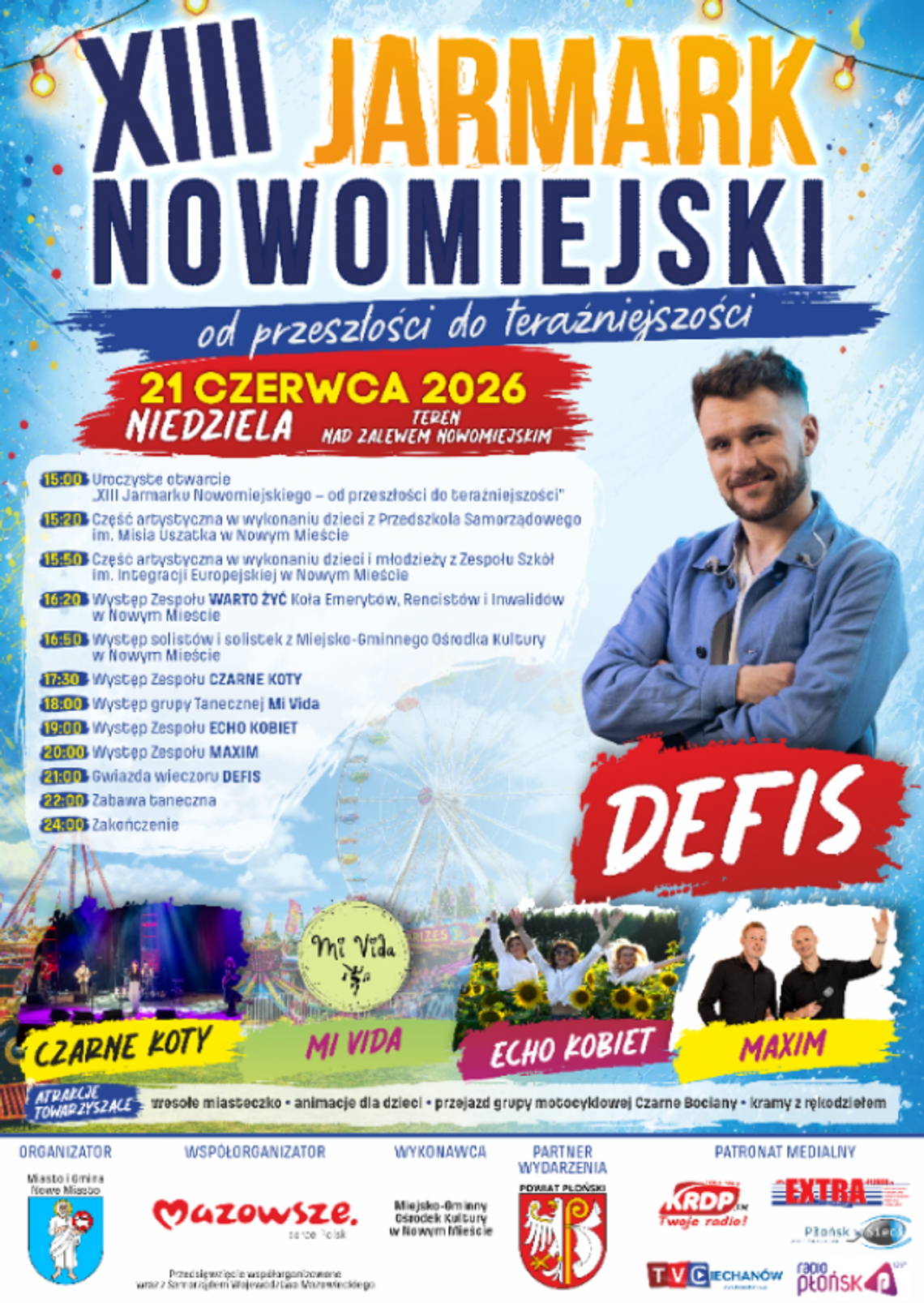 XIII Jarmark Nowomiejski - od przeszłości do teraźniejszości XIII Jarmark Nowomiejski - od przeszłości do teraźniejszości