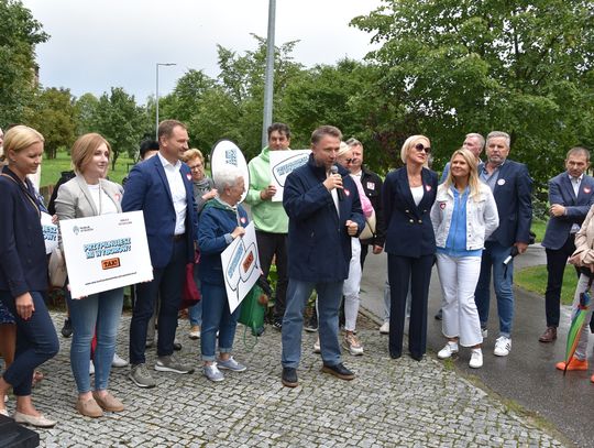 Konferencja prasowa posłów PO w Płońsku
