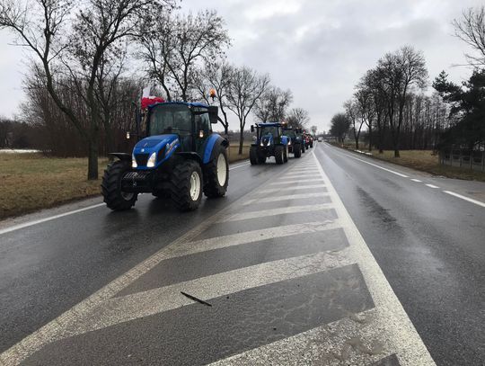 Protest rolników na DK10