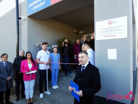 Otwarcie nowego pawilonu szpitalnego w Ciechanowie