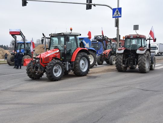 Protest rolników w Przyborowicach