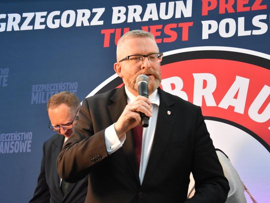 Grzegorz Braun - kandydat na Prezydenta RP w Płońsku