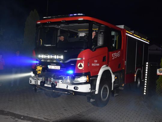 Powitanie nowego wozu w Radzyminie