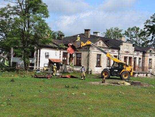 Straty po burzy w gminie Raciąż