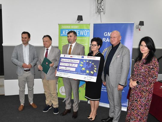 Dofinansowanie i umowa na zbiornik Kraszewo