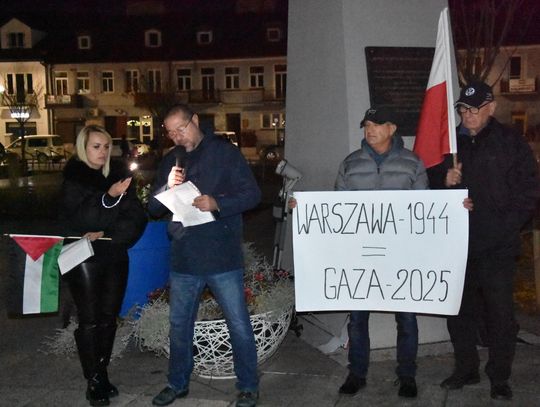 Płońsk: Zgromadzenie publiczne dotyczące ofiar Strefie Gazy