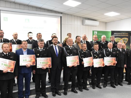 Jednostki OSP odebrały dotacje związane z ratownictwem i ochroną ludności