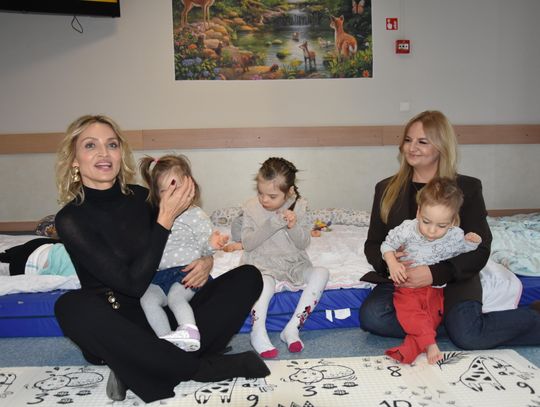 Justyna Sieniawska odwiedziła ośrodek w Kraszewie-Czubakach