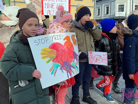 "Dzieciństwo bez przemocy" w płońskim rynku