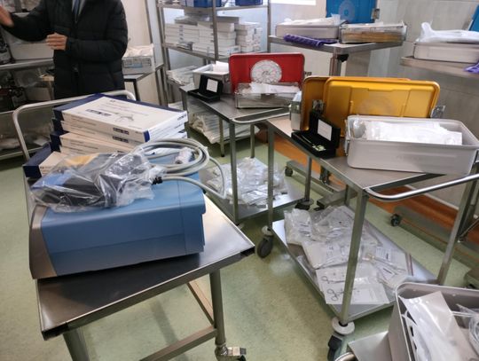 Prezentacja nowego sprzętu medycznego dla płońskiego szpitala