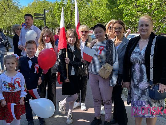 Biało-czerwone świętowanie Dnia Flagi RP w Płońsku