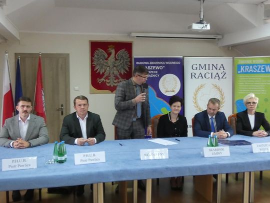 Umowa na budowę zbiornika wodnego „Kraszewo”